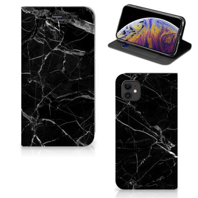 Apple iPhone 11 | Standcase | Marmer Zwart - Origineel Cadeau Vader