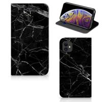Apple iPhone 11 | Standcase | Marmer Zwart - Origineel Cadeau Vader