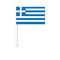 Zwaaivlaggetjes Griekenland 12 x 24 cm   -