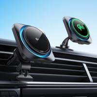 Qi2 Wireless Car Charger with CryoBoost (HaloLock) - Black - thumbnail