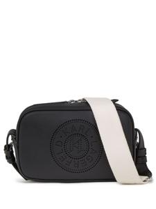 Karl Lagerfeld sac à bandoulière K/Circle à logo perforé - Noir