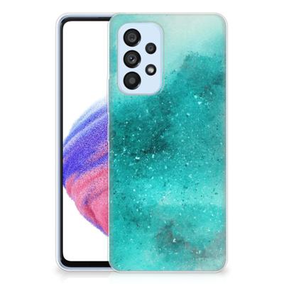 Smartphone hoesje Samsung Galaxy A53 5G Painting Blue