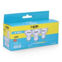 Set van 3 ledlampen EDM 98209 F 5 W 45 W 38 W GU10 450 lm Ø 5 x 5,5 cm (6400 K)