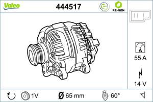 Valeo Alternator/Dynamo 444517