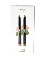 Les Couleurs de Noir Ogen Pakket Eyeshadow Stick Summer Duo 10 Iced Matcha
