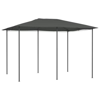 Prieel 160 g/m² 3x4x2,6 m antracietkleurig