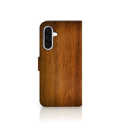Samsung Galaxy A36 | Book Style Case | Donker Hout Samsung Galaxy A36 | Book Style Case | Donker Hout