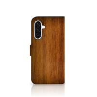 Samsung Galaxy A36 | Book Style Case | Donker Hout
