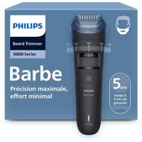 Precisiebaardtrimmer - PHILIPS - Serie 5000 BT5780/15 - Batterijduur: 1 uur en 40 minuten - Draadloos - Zwart