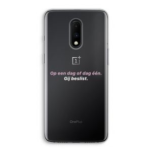 gij beslist: OnePlus 7 Transparant Hoesje