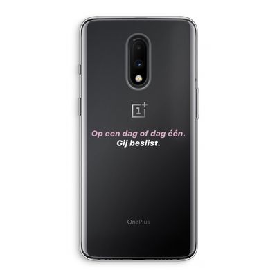 gij beslist: OnePlus 7 Transparant Hoesje