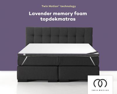 Snurky Topdekmatras Lavender Foam 180x200
