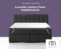 Snurky Topdekmatras Lavender Foam 180x200 - thumbnail