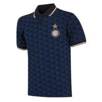 COPA Football - FC Internazionale All Over Pattern Poloshirt - Zwart/
