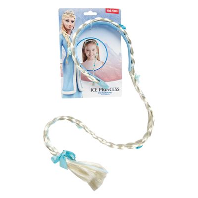 Toi-Toys ice diadeem met lange haarvlecht prinses