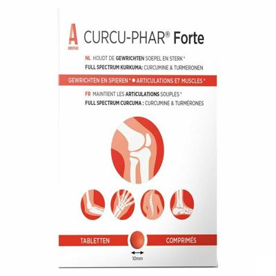 Curcu-Phar Forte Voedingssupplement Spieren en Gewrichten 60 Tabletten
