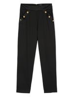 Balmain Kids tapered-leg virgin wool trousers - Noir - thumbnail