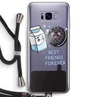 Best Friend Forever: Samsung Galaxy S8 Plus Transparant Hoesje met koord