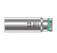 Wera 8790 hma deep hand- en machinedop met 1/4"-aandrijving, 13 x 50 mm - 05004510001