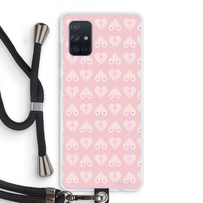 Ass 'n Titties: Samsung Galaxy A71 Transparant Hoesje met koord