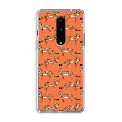 Cheetah: OnePlus 8 Transparant Hoesje