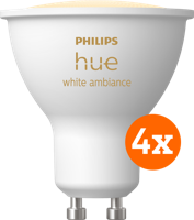 Philips Hue White Ambiance GU10 4-pack - thumbnail