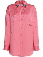 Marni chemise oversize à sequins brodés - Rose - thumbnail