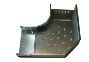 Bochtstuk 90gr 200mm gegalvaniseerd voor kabelgoot 200mm