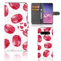 Samsung Galaxy S10 | Book Cover | Pink Macarons Samsung Galaxy S10 | Book Cover | Pink Macarons