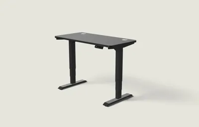 Desktronic HomePro bureau Zwart / Zwart / 120x60 cm
