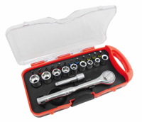 Werkzeyt Set Bit-/Dopsleutels 23Dlg - B20785