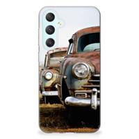 Samsung Galaxy S23 FE | Siliconen hoesje | met foto Vintage Auto