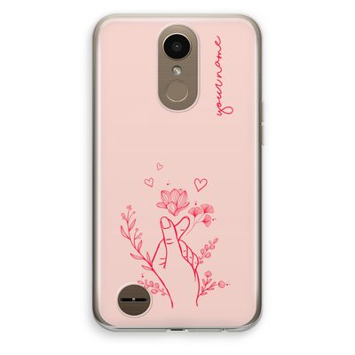 Giving Flowers: LG K10 (2017) Transparant Hoesje