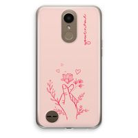 Giving Flowers: LG K10 (2017) Transparant Hoesje