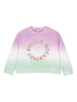 Stella McCartney Kids sweat à logo appliqué - Vert