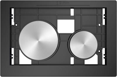 TECE Loop Modular bedieningspaneel geborsteld rvs excl. front voor TECE Profil