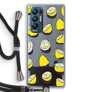 When Life Gives You Lemons...: Oppo Find X3 Neo Transparant Hoesje met koord