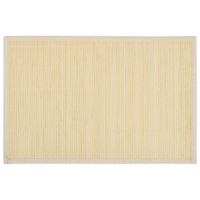 The Living Store Bamboe Placemats - 30 x 45 cm - Anti-slip - set van 6