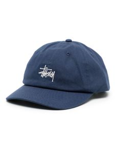 Stüssy casquette à logo brodé - Bleu