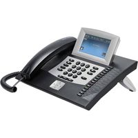 Auerswald COMfortel 2600 ISDN-systeemtelefoon Antwoordapparaat, Headsetaansluiting Touchscreen Zwart, Zilver - thumbnail