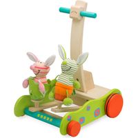 loopwagen hoppende konijnen