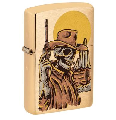 Zippo Aansteker Wild West Skelet
