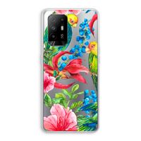 Papegaaien: Oppo A94 5G Transparant Hoesje