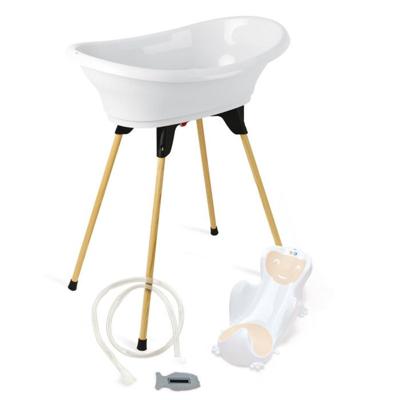 Thermobaby vasco 5 in 1 witte lelie van de vallei -badkuip - gemaakt in Frankrijk