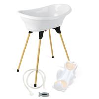 Thermobaby vasco 5 in 1 witte lelie van de vallei -badkuip - gemaakt in Frankrijk