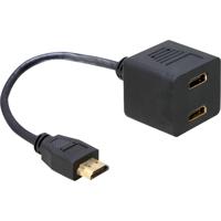 DeLOCK hdmi > 2x hdmi hdmi splitter (0,2 meter)