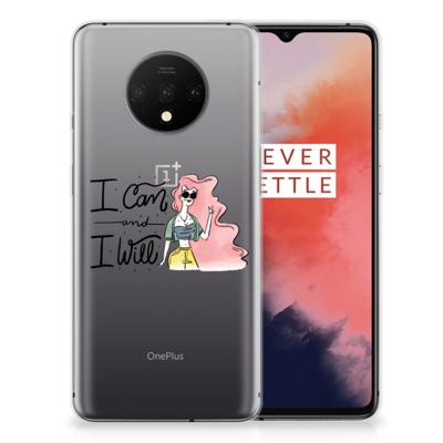 OnePlus 7T Telefoonhoesje met Naam i Can OnePlus 7T Telefoonhoesje met Naam i Can