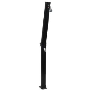 VidaXL Solardouche inklapbaar 23 l 214 cm zwart