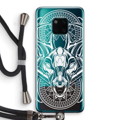 Oh Deer: Huawei Mate 20 Pro Transparant Hoesje met koord