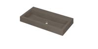 INK Wastafel Momento Quartz zonder kraangat 90 cm x 45 cm x 9 cm Quartz beton 3421420